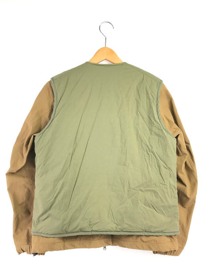 【中古品】【メンズ】 meanswhile ミーンズワイル 4WAY JACKET W-JKT17208 フォーウェイ ジャケット アウター 140-260416-rt-01-tag サイズ：M カラー：カーキ/ベージュ 万代Net店
