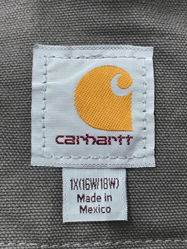 【中古品】【レディース】 Carhartt カーハート SANDSTONE SIERRA JACKET WJ141-032 サンドストーン シエラ ジャケット 168-260416-rt-09-tag サイズ：1X カラー：グレー 万代Net店