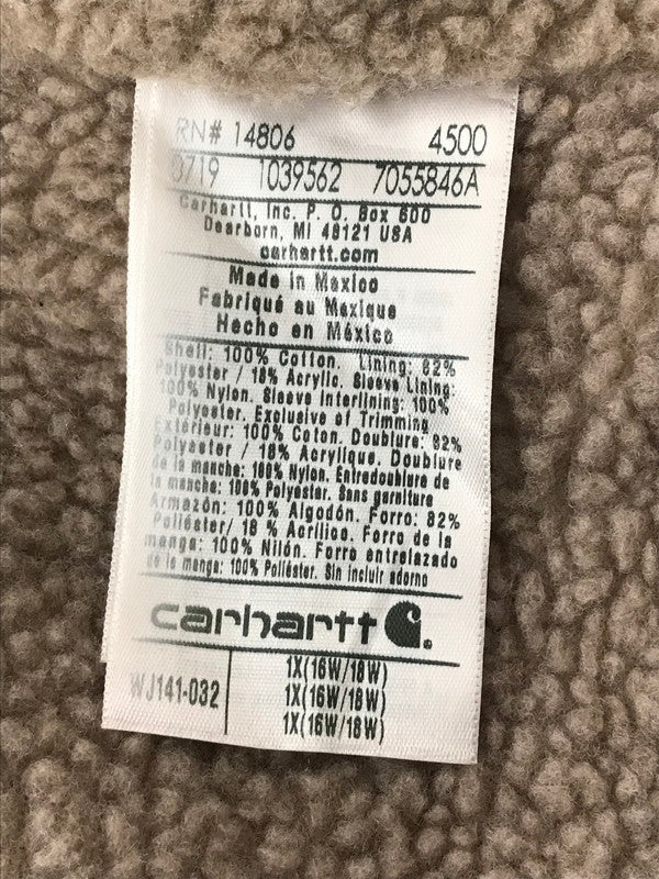 【中古品】【レディース】 Carhartt カーハート SANDSTONE SIERRA JACKET WJ141-032 サンドストーン シエラ ジャケット 168-260416-rt-09-tag サイズ：1X カラー：グレー 万代Net店