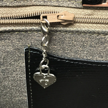 【中古品】【レディース】 THE WEL MARK ウェルマーク EXOTIC LEATHER BLOCK CHECK HAND BAG エキゾチック レザー ブロック チェック ハンド バッグ 188-260707-ty-04-tagh カラー：ブラック 万代Net店