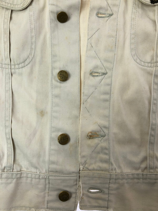 【ジャンク品】【メンズ】 Lee リー WESTERNER 60S TRUCKER JACKET 100-J USA製 60年代 トラッカー ジャケット アウター トップス ヴィンテージ 146-260411-rt-29-tag カラー：オフホワイト 万代Net店
