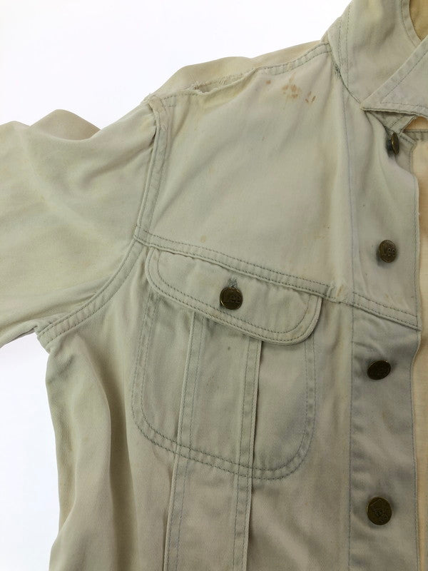 【ジャンク品】【メンズ】 Lee リー WESTERNER 60S TRUCKER JACKET 100-J USA製 60年代 トラッカー ジャケット アウター トップス ヴィンテージ 146-260411-rt-29-tag カラー：オフホワイト 万代Net店