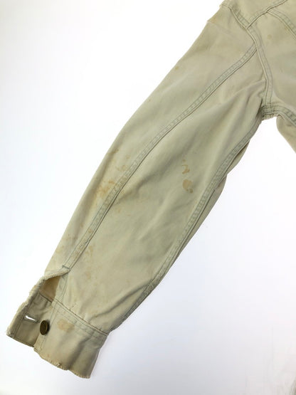 【ジャンク品】【メンズ】 Lee リー WESTERNER 60S TRUCKER JACKET 100-J USA製 60年代 トラッカー ジャケット アウター トップス ヴィンテージ 146-260411-rt-29-tag カラー：オフホワイト 万代Net店