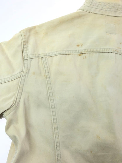 【ジャンク品】【メンズ】 Lee リー WESTERNER 60S TRUCKER JACKET 100-J USA製 60年代 トラッカー ジャケット アウター トップス ヴィンテージ 146-260411-rt-29-tag カラー：オフホワイト 万代Net店