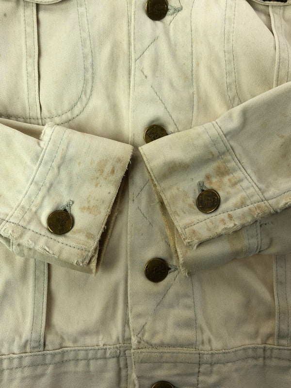 【ジャンク品】【メンズ】 Lee リー WESTERNER 60S TRUCKER JACKET 100-J USA製 60年代 トラッカー ジャケット アウター トップス ヴィンテージ 146-260411-rt-29-tag カラー：オフホワイト 万代Net店