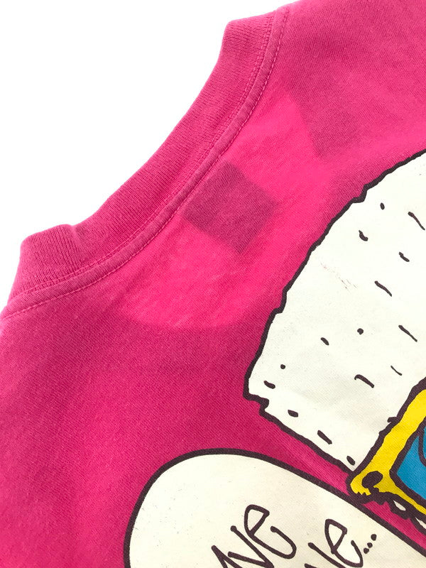 【中古品】【メンズ】 OLD STUSSY オールド ステューシー 00's RADIO CASSETTE PLAYER GRAPHIC TEE ラジオ カセット プレーヤー グラフィックTシャツ 142-260607-rt-05-tagh サイズ：M カラー：ピンク 万代Net店