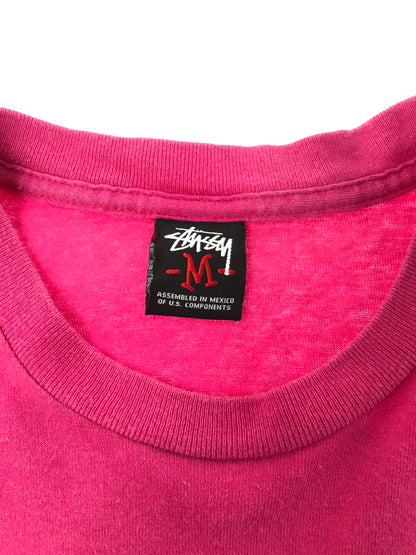 【中古品】【メンズ】 OLD STUSSY オールド ステューシー 00's RADIO CASSETTE PLAYER GRAPHIC TEE ラジオ カセット プレーヤー グラフィックTシャツ 142-260607-rt-05-tagh サイズ：M カラー：ピンク 万代Net店