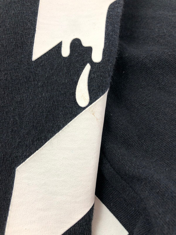 【現状渡し品】【メンズ】 OFF-WHITE オフホワイト20SS DRIPPING ARROWS L/S T-SHIRT OMAB001R20185005 ドリッピング アローズ Tシャツ 長袖Tシャツ 142-260516-na-11-tagh サイズ：M カラー：ブラック 万代Net店