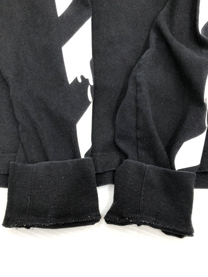 【現状渡し品】【メンズ】 OFF-WHITE オフホワイト20SS DRIPPING ARROWS L/S T-SHIRT OMAB001R20185005 ドリッピング アローズ Tシャツ 長袖Tシャツ 142-260516-na-11-tagh サイズ：M カラー：ブラック 万代Net店