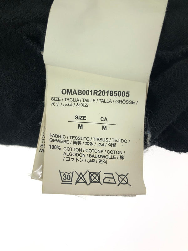 【現状渡し品】【メンズ】 OFF-WHITE オフホワイト20SS DRIPPING ARROWS L/S T-SHIRT OMAB001R20185005 ドリッピング アローズ Tシャツ 長袖Tシャツ 142-260516-na-11-tagh サイズ：M カラー：ブラック 万代Net店