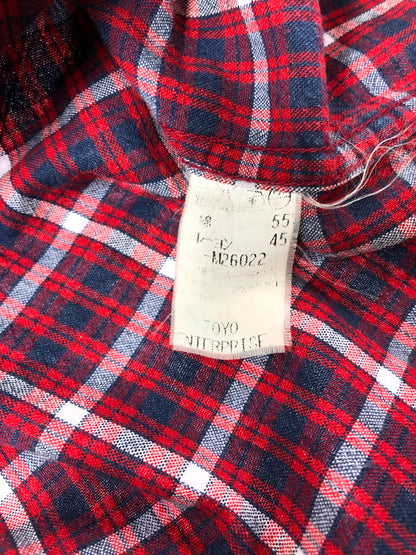 【中古品】【メンズ】 STYLE EYES スタイル アイズ 90'S L/S CHECK OPEN COLLAR SHIRT M26022 チェック オープン カラー シャツ 長袖シャツ 145-260518-na-15-tagh サイズ：M カラー：レッド系 万代Net店