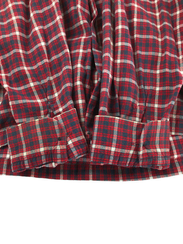 【中古品】【メンズ】 STYLE EYES スタイル アイズ 90'S L/S CHECK OPEN COLLAR SHIRT M26022 チェック オープン カラー シャツ 長袖シャツ 145-260518-na-15-tagh サイズ：M カラー：レッド系 万代Net店