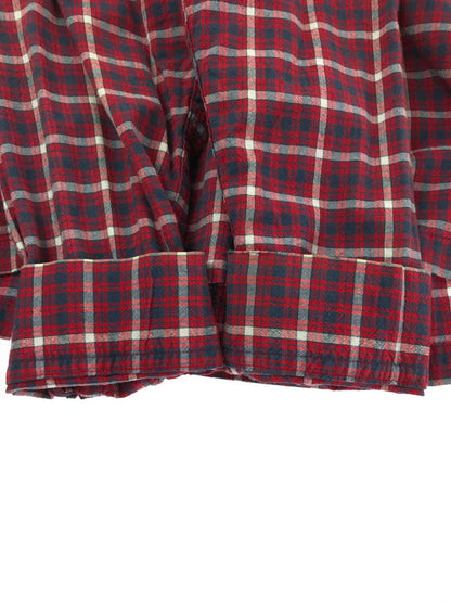 【中古品】【メンズ】 STYLE EYES スタイル アイズ 90'S L/S CHECK OPEN COLLAR SHIRT M26022 チェック オープン カラー シャツ 長袖シャツ 145-260518-na-15-tagh サイズ：M カラー：レッド系 万代Net店