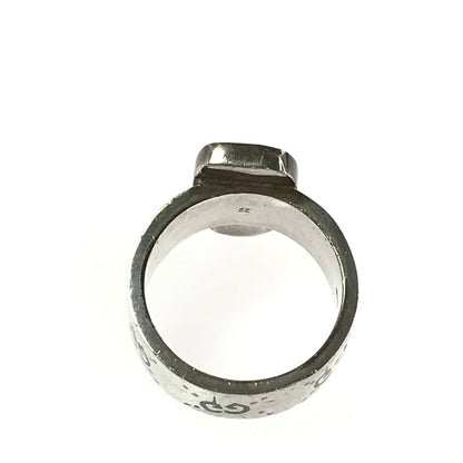 【中古品】【メンズ】 GUCCI グッチ SV925 GG GHOST PINEAPPLE RING ゴースト パイナップル リング 指輪 アクセサリー 182-260418-na-04-tagh カラー：シルバー 万代Net店