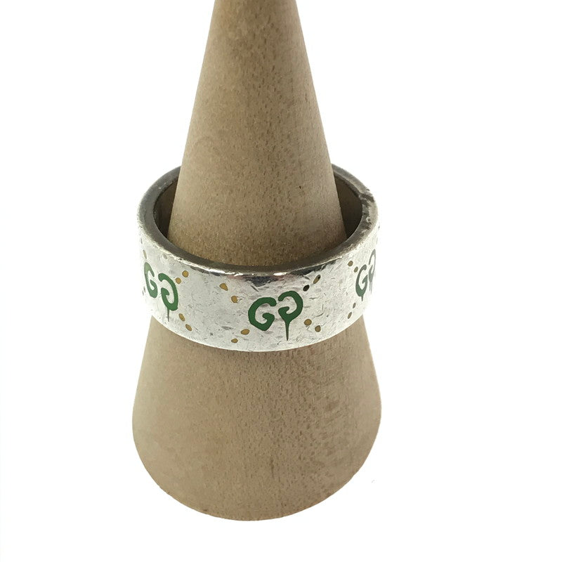【中古品】【メンズ】 GUCCI グッチ SV925 GG GHOST PINEAPPLE RING ゴースト パイナップル リング 指輪 アクセサリー 182-260418-na-04-tagh カラー：シルバー 万代Net店