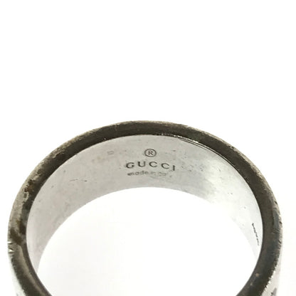【中古品】【メンズ】 GUCCI グッチ SV925 GG GHOST PINEAPPLE RING ゴースト パイナップル リング 指輪 アクセサリー 182-260418-na-04-tagh カラー：シルバー 万代Net店