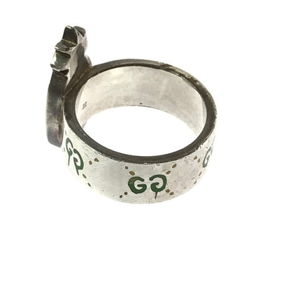 【中古品】【メンズ】 GUCCI グッチ SV925 GG GHOST PINEAPPLE RING ゴースト パイナップル リング 指輪 アクセサリー 182-260418-na-04-tagh カラー：シルバー 万代Net店