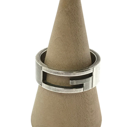 【中古品】【メンズ】 GUCCI グッチ SV925 G-LOGO RING ロゴ リング 指輪 アクセサリー 182-260418-na-02-tagh カラー：シルバー 万代Net店