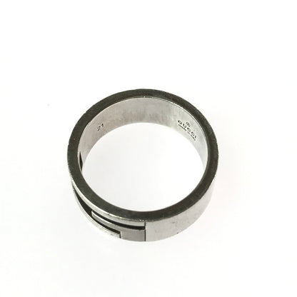 【中古品】【メンズ】 GUCCI グッチ SV925 G-LOGO RING ロゴ リング 指輪 アクセサリー 182-260418-na-02-tagh カラー：シルバー 万代Net店