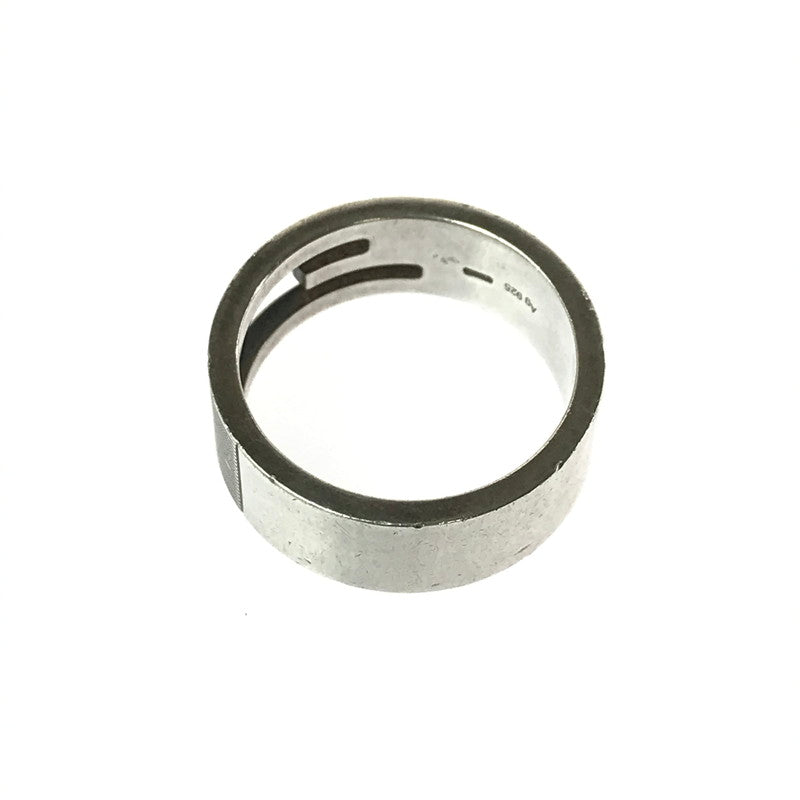 【中古品】【メンズ】 GUCCI グッチ SV925 G-LOGO RING ロゴ リング 指輪 アクセサリー 182-260418-na-02-tagh カラー：シルバー 万代Net店