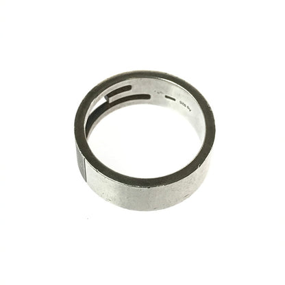 【中古品】【メンズ】 GUCCI グッチ SV925 G-LOGO RING ロゴ リング 指輪 アクセサリー 182-260418-na-02-tagh カラー：シルバー 万代Net店