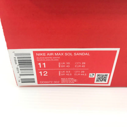 【中古品】【メンズ】 NIKE ナイキ AIR MAX SOL SLIDE DD9972-002 エアマックス ソル サンダル 靴 160-260411-na-13-tagh サイズ：29cm US 11 カラー：BLACK/WHITE-WHITE 万代Net店