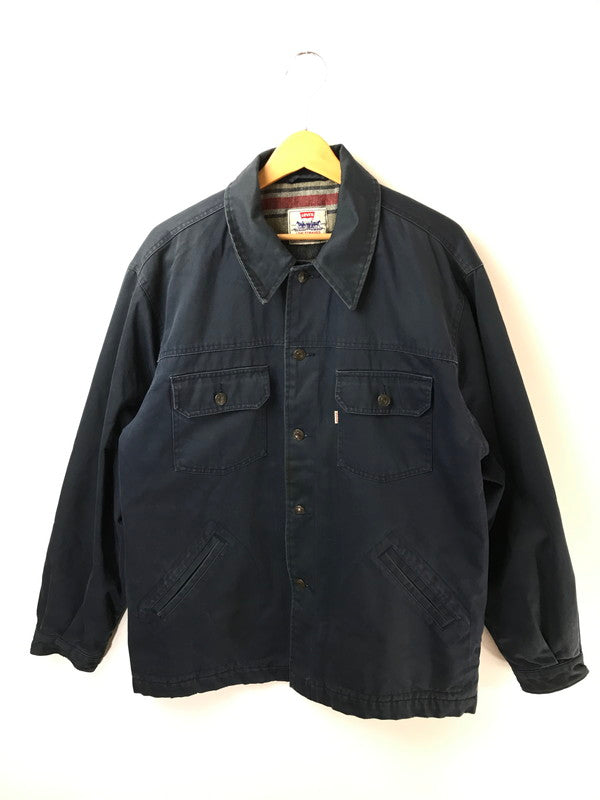 【中古品】【メンズ】 LEVI'S リーバイス 90's BLANKET LINER WORK JACKET NAVY ポルトガル製 95年製 ブランケット ライナー ワーク ジャケット アウター 146-260822-rt-12-tagh サイズ：L カラー：ネイビー 万代Net店