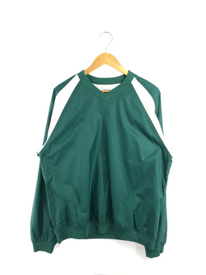 【中古品】【メンズ】 ADIDAS TEAM アディダス チーム 90's NYLON PULLOVER 90年代 ナイロン プルオーバー 146-260516-rt-29-tagh サイズ：M カラー：グリーン 万代Net店