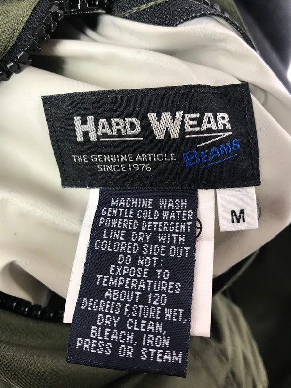 【中古品】【メンズ】 HARDWEAR ハードウェア × BEAMS ビームス 90's ANORAK JACKET OLIVE 90年代 アノラック ジャケット ライトアウター 146-260904-rt-03-tagh サイズ：M カラー：カーキ/グレー 万代Net店