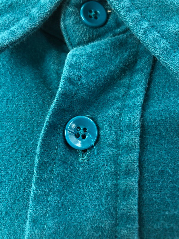 【中古品】【メンズ】 L.L.BEAN エルエルビーン CHAMOIS CLOTH SHIRT シャモア クロス シャツ 長袖シャツ トップス 146-260516-rt-19-tagh サイズ：15.5 カラー：グリーン 万代Net店