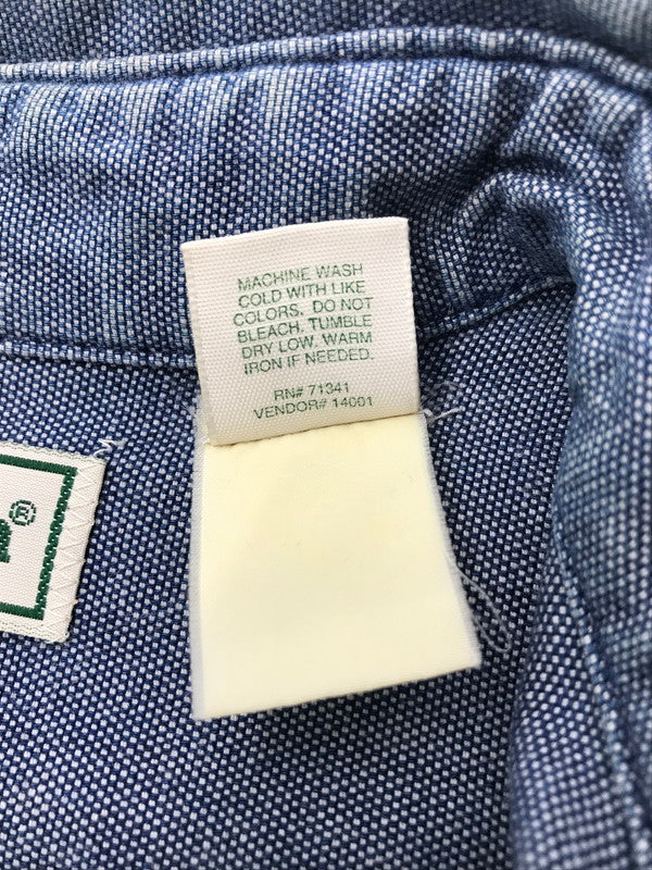【現状渡し品】【メンズ】 L.L.BEAN エルエルビーン 80's～90's L/S BD DENIM SHIRT 80～90年代 ロングスリーブ ボタンダウン デニム シャツ USA製 トップス 146-260508-ty-04-tag サイズ：S カラー：インディゴ 万代Net店