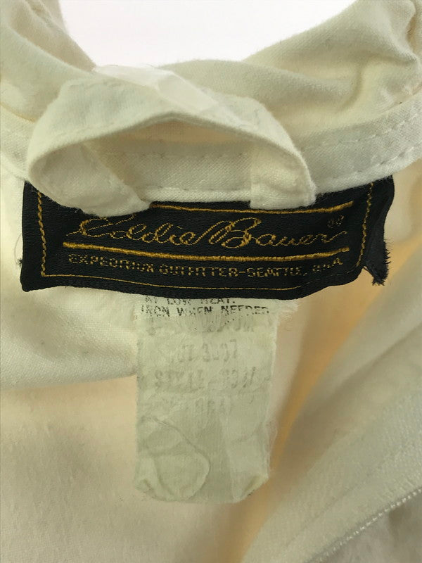 【現状渡し品】【メンズ】 EDDIE BAUER エディー・バウアー 70～80's ANORAK JACKET WHITE 70～80年代 アノラック ジャケット ライトアウター 黒タグ 146-260820-rt-35-tag カラー：ホワイト 万代Net店