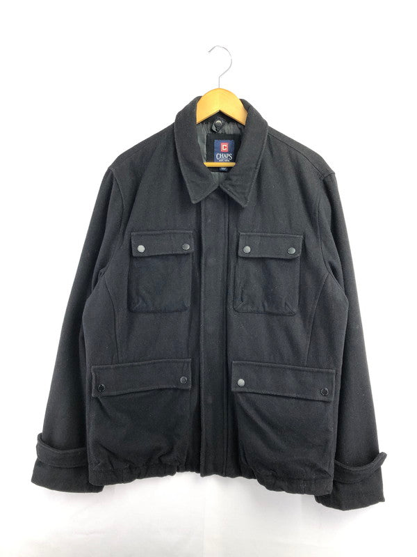 【中古品】【メンズ】 CHAPS チャップス WOOL FIELD JACKET ウール フィールド ジャケット アウター 146-260909-na-19-tagh サイズ：L カラー：ブラック 万代Net店