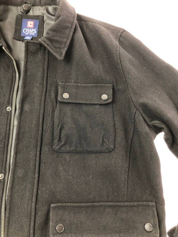 【中古品】【メンズ】 CHAPS チャップス WOOL FIELD JACKET ウール フィールド ジャケット アウター 146-260909-na-19-tagh サイズ：L カラー：ブラック 万代Net店