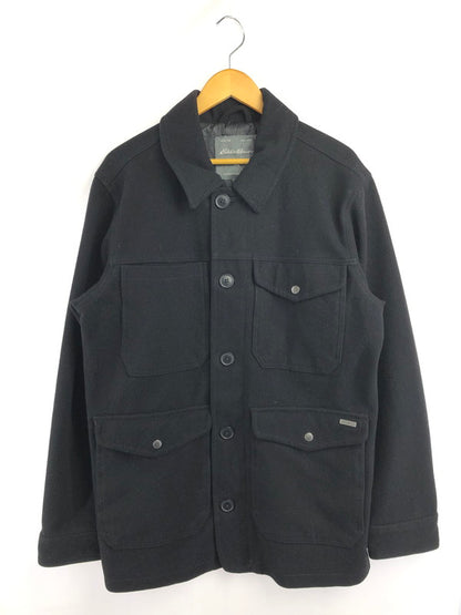 【中古品】【メンズ】 EDDIE BAUER エディー・バウアー WOOL FIELD JACKET BLACK ウール フィールド ジャケット アウター 146-260823-rt-24-tagh サイズ：L カラー：ブラック 万代Net店