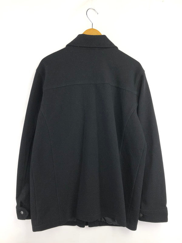 【中古品】【メンズ】 EDDIE BAUER エディー・バウアー WOOL FIELD JACKET BLACK ウール フィールド ジャケット アウター 146-260823-rt-24-tagh サイズ：L カラー：ブラック 万代Net店