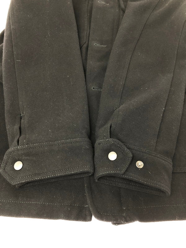 【中古品】【メンズ】 EDDIE BAUER エディー・バウアー WOOL FIELD JACKET BLACK ウール フィールド ジャケット アウター 146-260823-rt-24-tagh サイズ：L カラー：ブラック 万代Net店