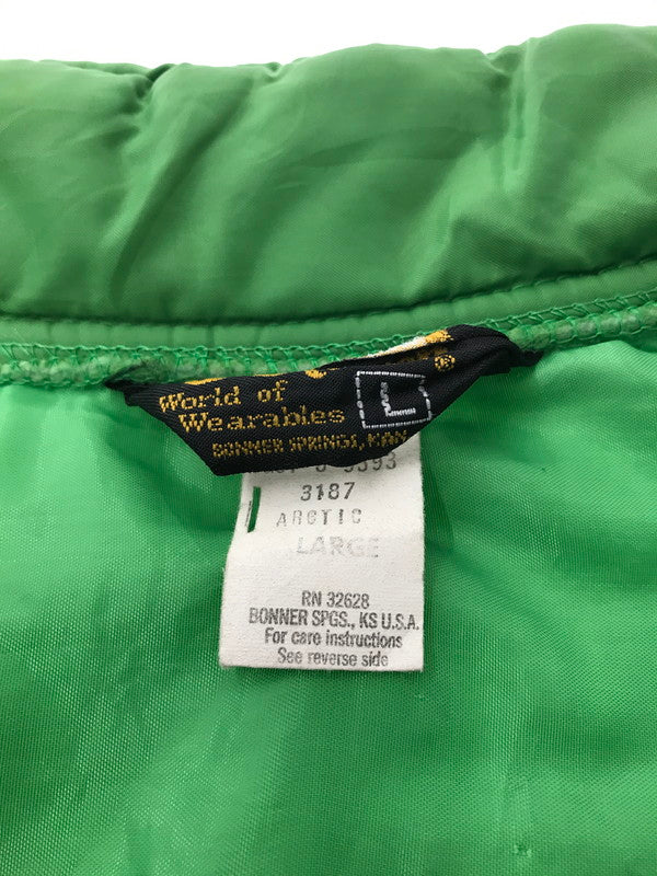 【現状渡し品】【メンズ】 SWINGSTER スウィングスター 80's DOWN JACKET GREEN 80年代 ダウンジャケット アウター ヴィンテージ 146-260822-rt-19-tagh サイズ：L カラー：グリーン 万代Net店
