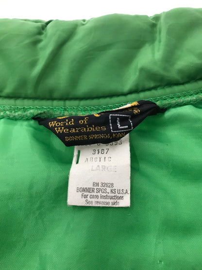 【現状渡し品】【メンズ】 SWINGSTER スウィングスター 80's DOWN JACKET GREEN 80年代 ダウンジャケット アウター ヴィンテージ 146-260822-rt-19-tagh サイズ：L カラー：グリーン 万代Net店