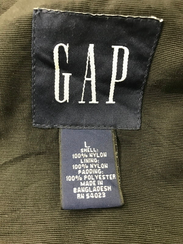 【中古品】【メンズ】 OLD GAP オールド ギャップ 90's NYLON JACKET BLACK 90年代 ナイロン ジャケット ライトアウター 146-260822-rt-14-tagh サイズ：L カラー：ブラック 万代Net店