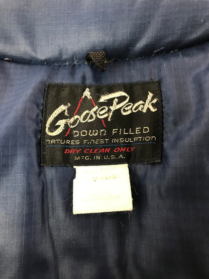【現状渡し品】【メンズ】 GOOSEPEAK グースピーク 70'S DOWN JACKET USA製 70年代 ダウンジャケット アウター 146-260901-na-02-tagh サイズ：M カラー：ネイビー 万代Net店