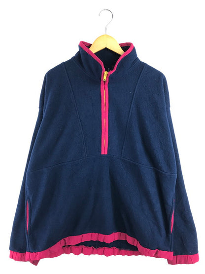【現状渡し品】【メンズ】 OLD GAP オールドギャップ 90's HALF ZIP FLEECE PULLOVER ハーフジップ フリース プルオーバー トップス 146-260416-rt-04-tag サイズ：XL カラー：ネイビー 万代Net店