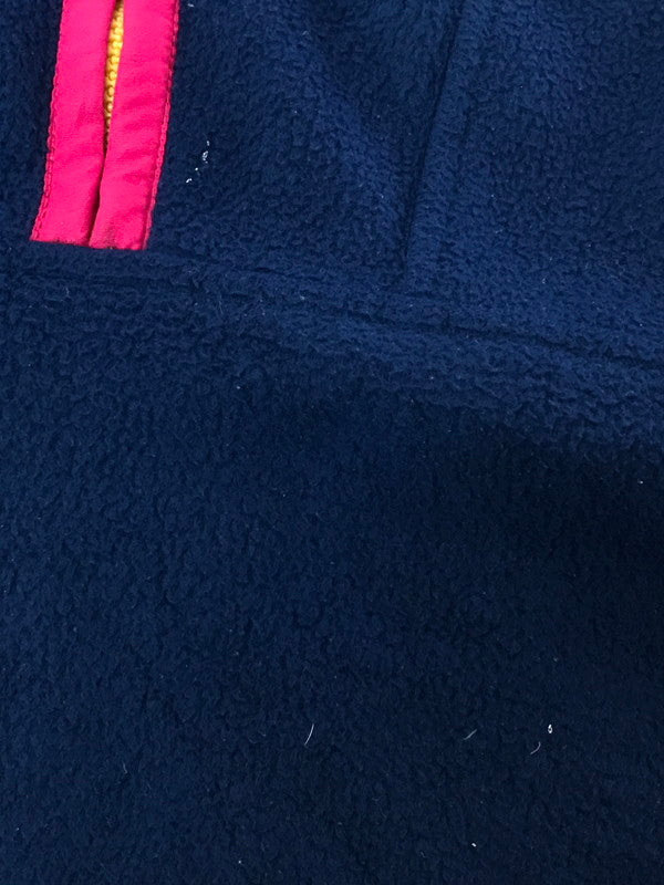 【現状渡し品】【メンズ】 OLD GAP オールドギャップ 90's HALF ZIP FLEECE PULLOVER ハーフジップ フリース プルオーバー トップス 146-260416-rt-04-tag サイズ：XL カラー：ネイビー 万代Net店