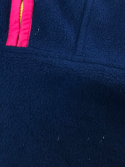 【現状渡し品】【メンズ】 OLD GAP オールドギャップ 90's HALF ZIP FLEECE PULLOVER ハーフジップ フリース プルオーバー トップス 146-260416-rt-04-tag サイズ：XL カラー：ネイビー 万代Net店