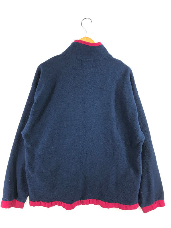 【現状渡し品】【メンズ】 OLD GAP オールドギャップ 90's HALF ZIP FLEECE PULLOVER ハーフジップ フリース プルオーバー トップス 146-260416-rt-04-tag サイズ：XL カラー：ネイビー 万代Net店