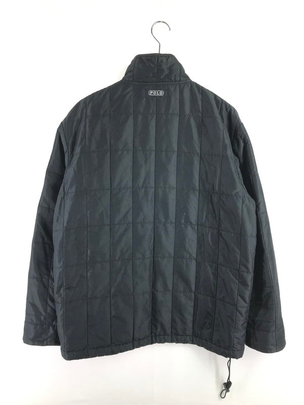 【中古品】【メンズ】 POLO RALPH LAUREN ポロ・ラルフローレン 90's QUILTING JACKET 90年代 キルティング ジャケット アウター 146-260416-rt-08-tag サイズ：L カラー：ブラック 万代Net店
