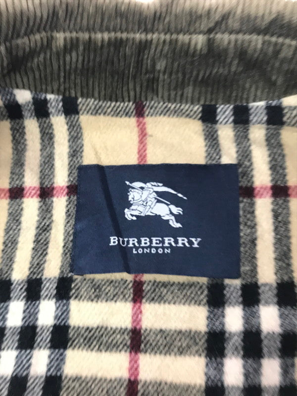 【中古品】【メンズ】 BURBERRY LONDON バーバリー ロンドン WOOL JACKET ウールジャケット 141-260416-rt-06-tag サイズ：不明 下記参照 カラー：カーキ 万代Net店