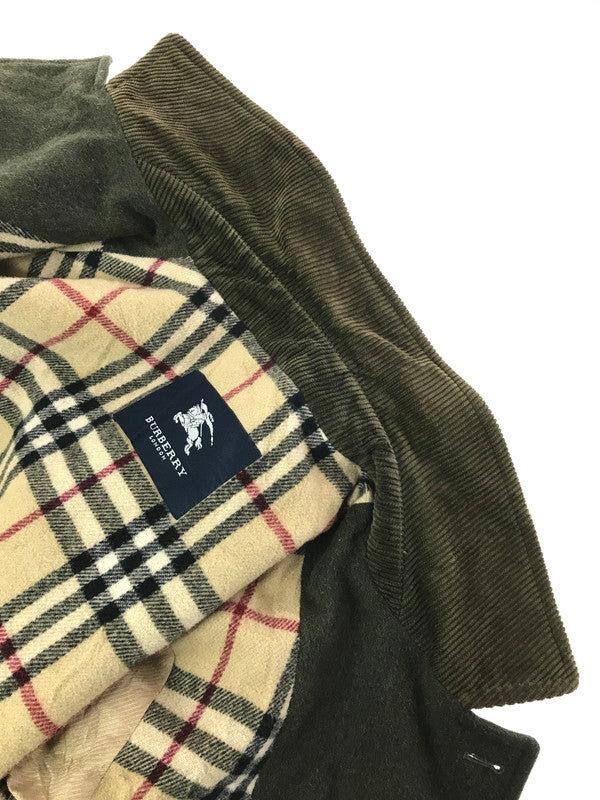 【中古品】【メンズ】 BURBERRY LONDON バーバリー ロンドン WOOL JACKET ウールジャケット 141-260416-rt-06-tag サイズ：不明 下記参照 カラー：カーキ 万代Net店