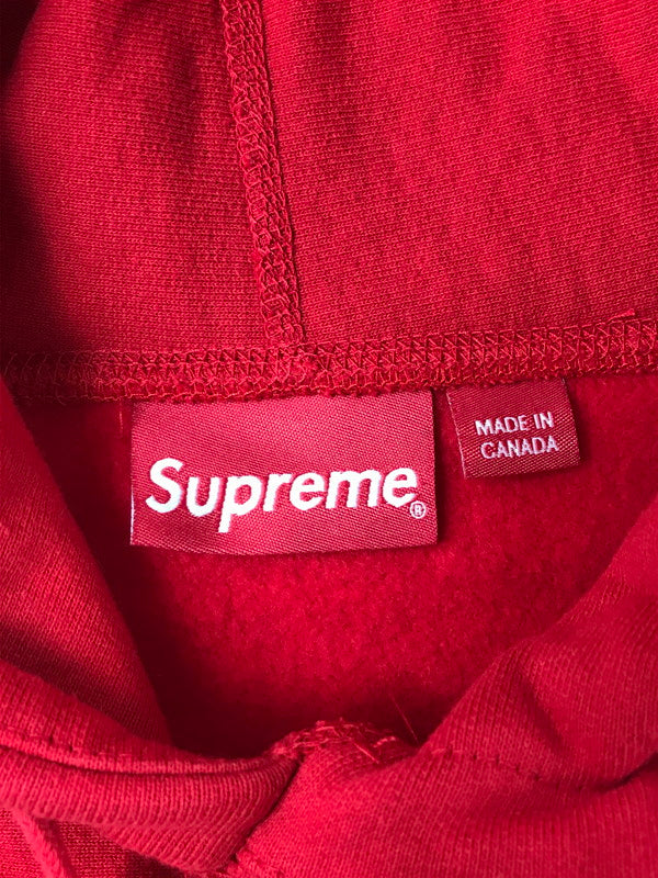 【中古品】【メンズ】 Supreme シュプリーム 19AW BANDANA BOX LOGO HOODED SWEATSHIRT バンダナ ボックスロゴ フーデッド スウェットシャツ パーカー 149-260420-na-17-tagh サイズ：M カラー：レッド 万代Net店