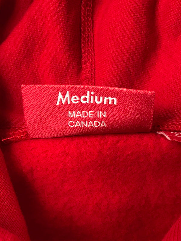 【中古品】【メンズ】 Supreme シュプリーム 19AW BANDANA BOX LOGO HOODED SWEATSHIRT バンダナ ボックスロゴ フーデッド スウェットシャツ パーカー 149-260420-na-17-tagh サイズ：M カラー：レッド 万代Net店